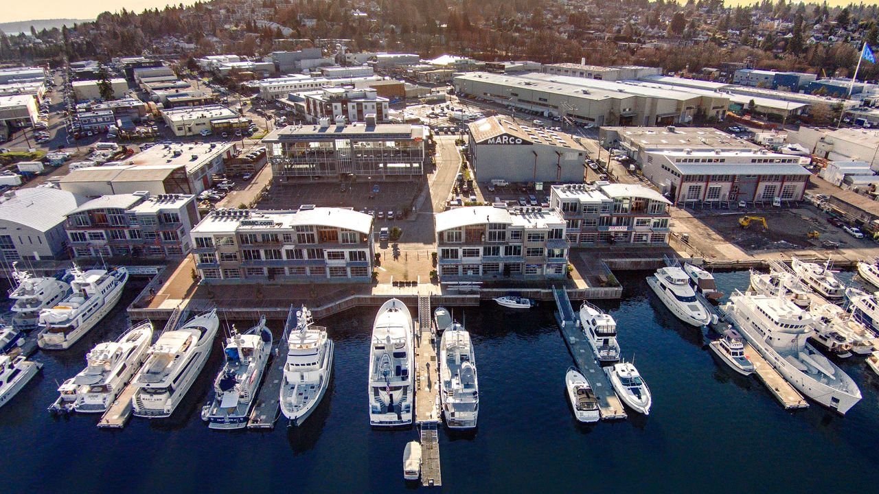 Salmon Bay Marine Center Superyacht Marina Dockwalk